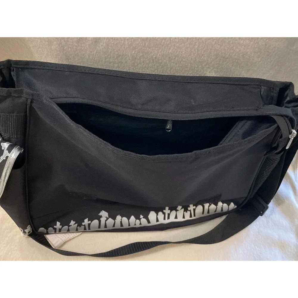Disney Nightmare Before Christmas Jack Skellington Sally Messenger Laptop Bag